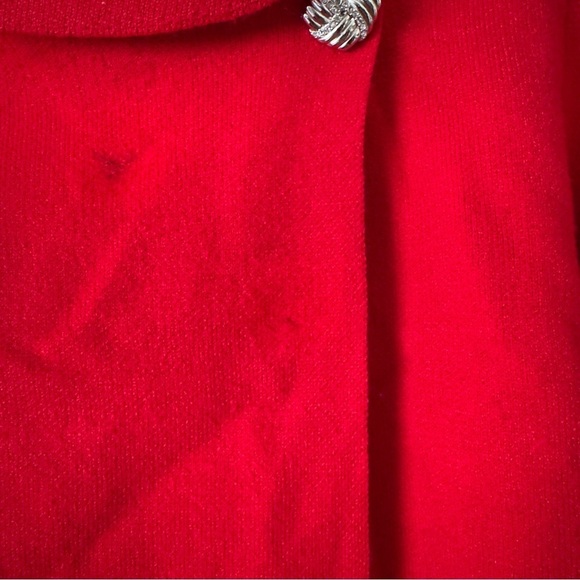 NWT Adrienne Vittadini Red Cardigan Size M - Picture 10 of 10